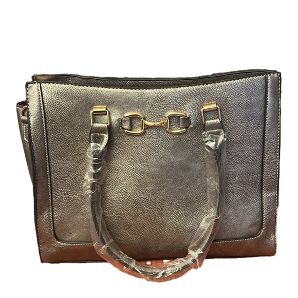 BG Fashion Pewter handbag NEW